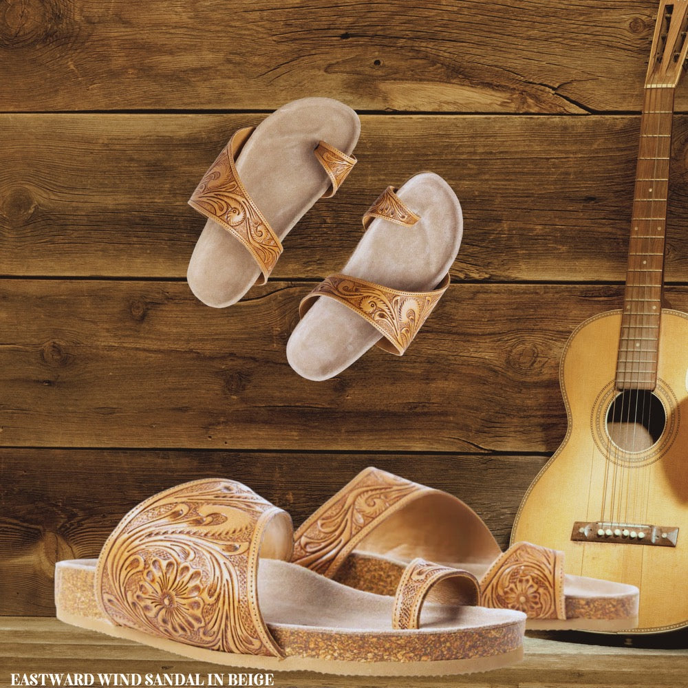 Eastward Wind Sandal in Glorious Honey Brown
