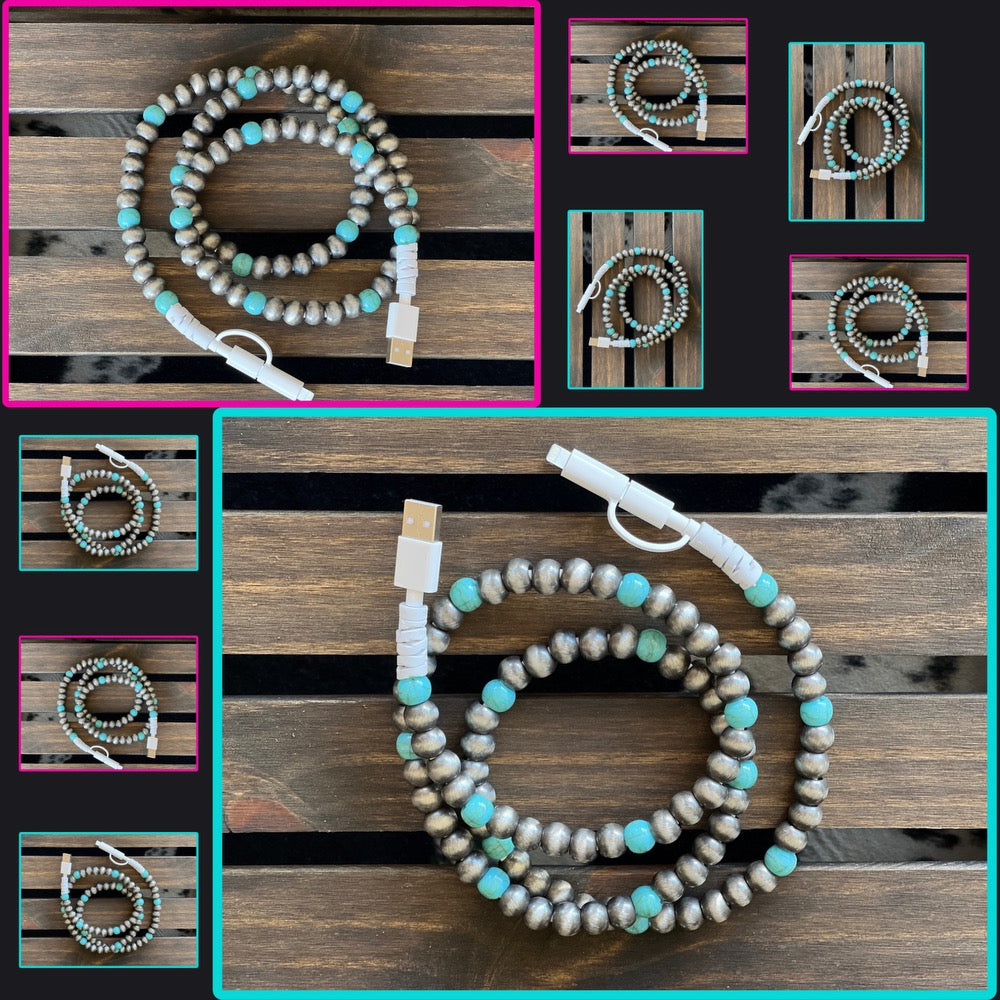 Western Beaded Phone Charger