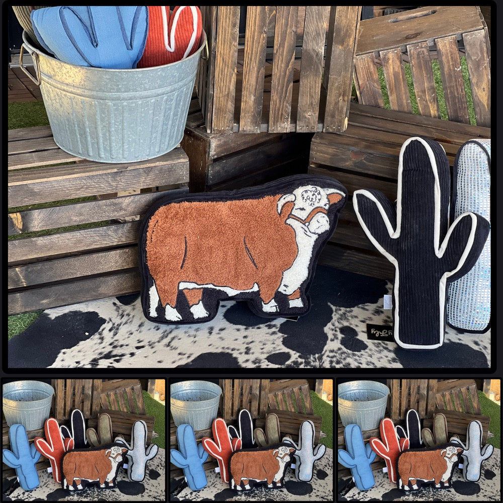 Cattle Call Hereford Pillow